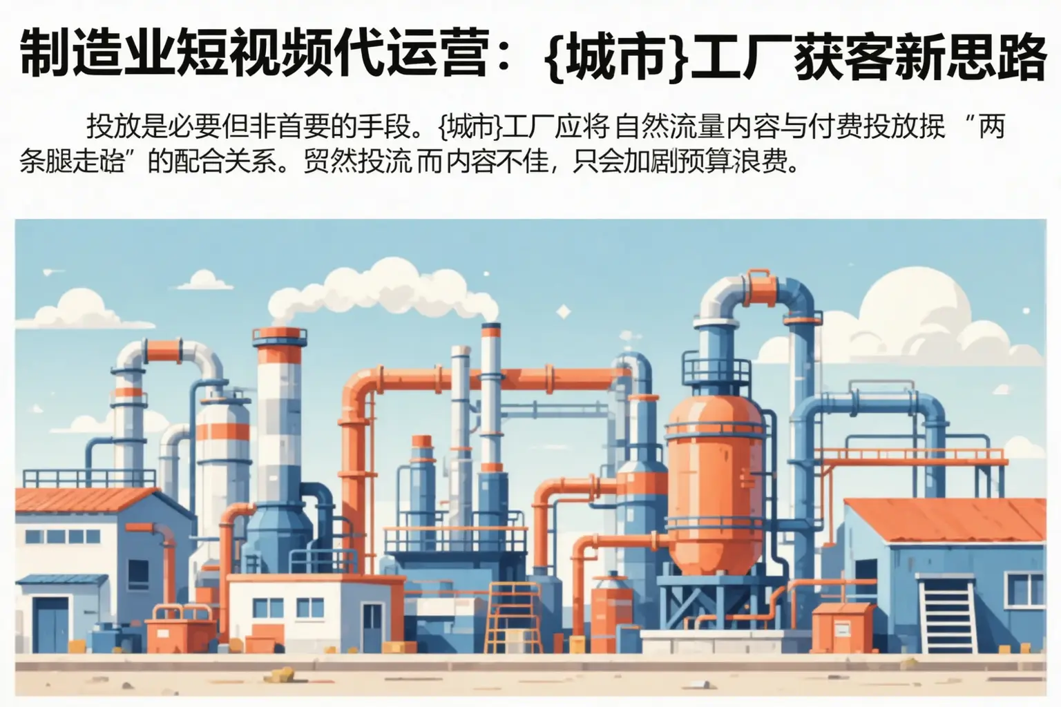 制造业短视频代运营:丁青工厂获客新思路