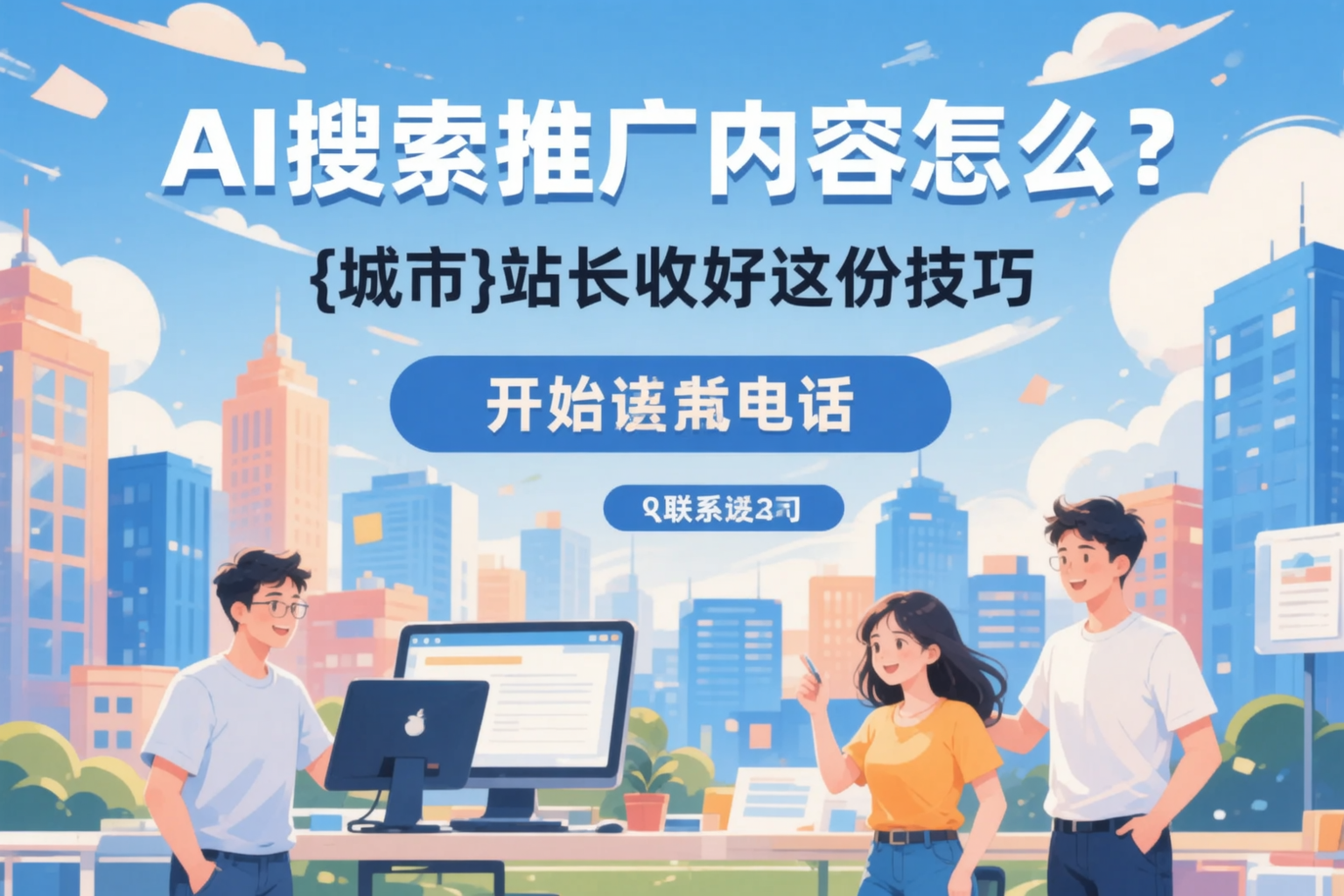 AI搜索推广内容怎么写?丁青站长收好这份技巧