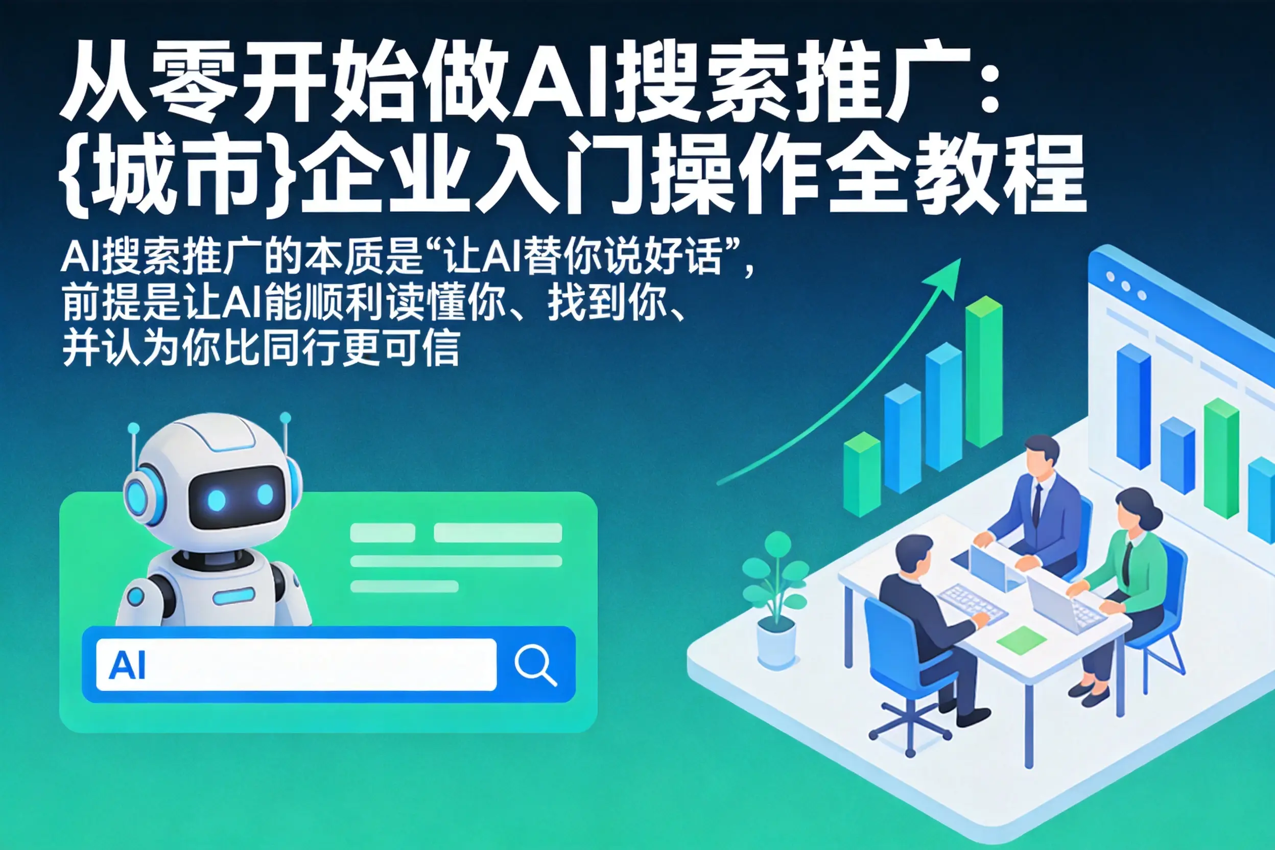 从零开始做AI搜索推广:丁青企业入门操作全教程