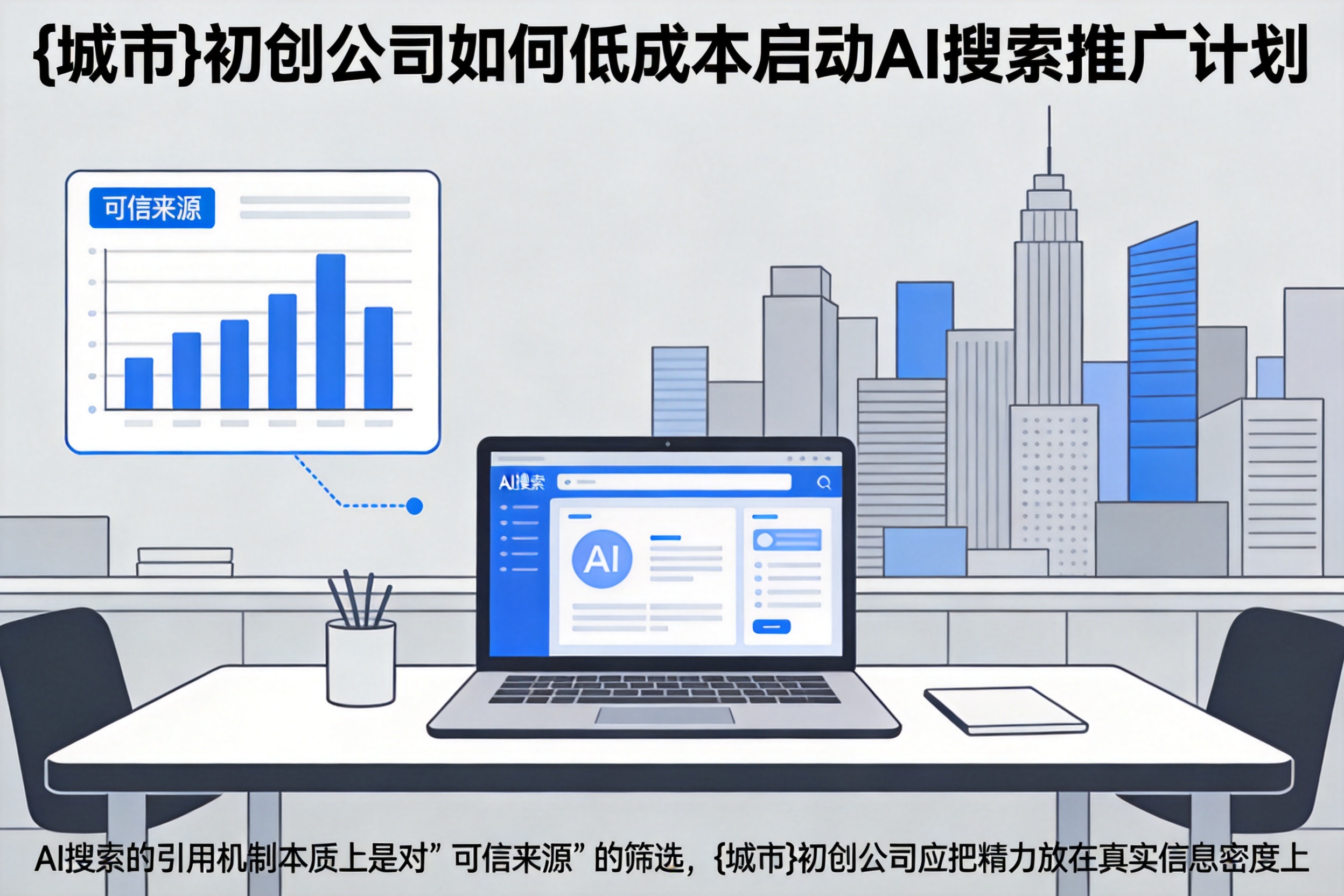 丁青初创公司如何低成本启动AI搜索推广计划
